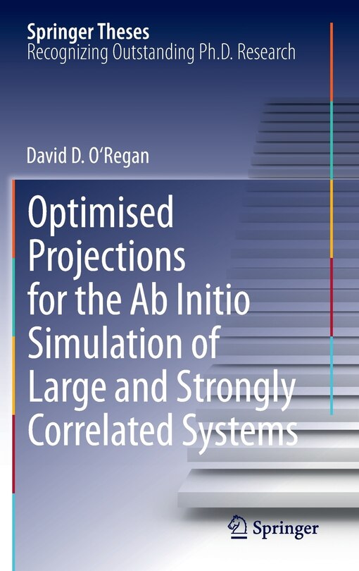 Couverture_Optimised Projections for the Ab Initio Simulation of Large and Strongly Correlated Systems