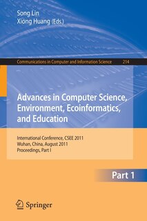 Couverture_Advances in Computer Science, Environment, Ecoinformatics, and Education