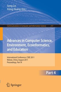 Couverture_Advances in Computer Science, Environment, Ecoinformatics, and Education, Part IV
