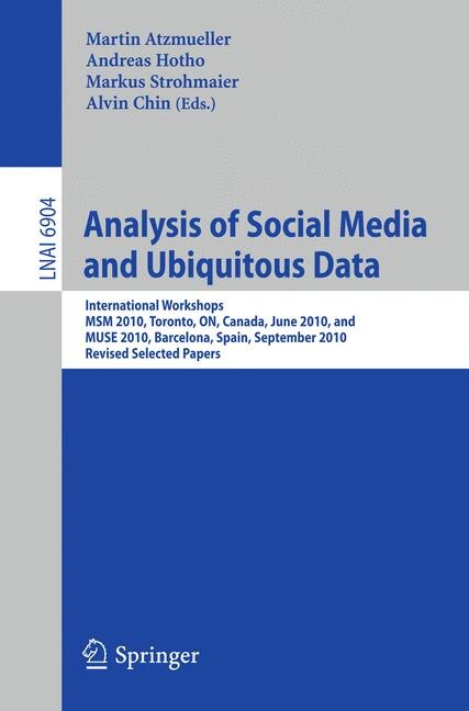 Front cover_Analysis of Social Media and Ubiquitous Data