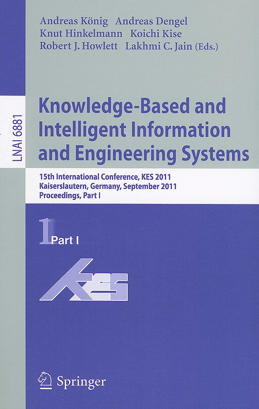 Front cover_Knowledge-Based and Intelligent Information and Engineering Systems, Part I