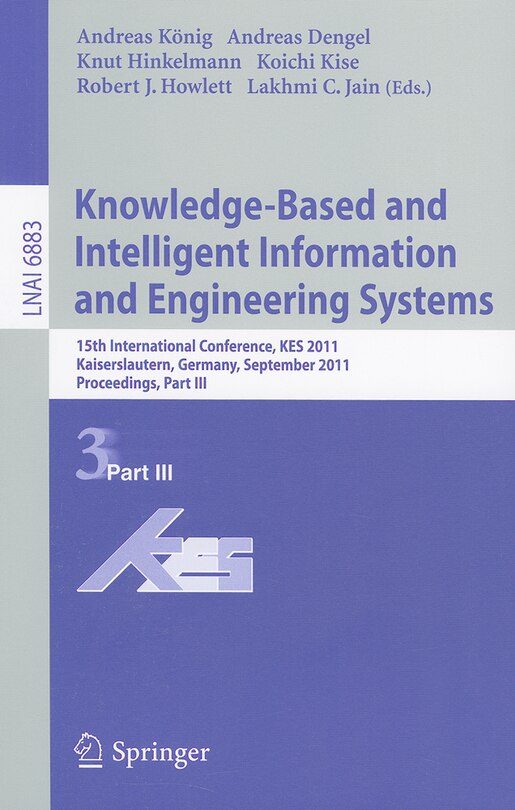 Couverture_Knowledge-Based and Intelligent Information and Engineering Systems, Part III
