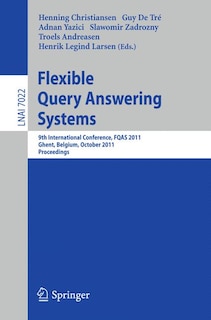 Front cover_Flexible Query Answering Systems