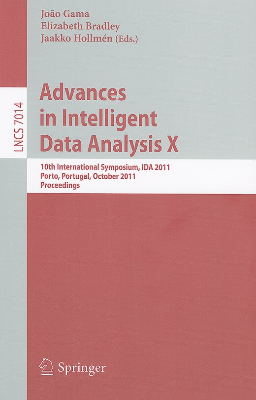 Front cover_Advances in Intelligent Data Analysis X