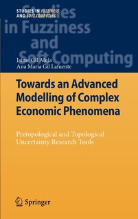 Front cover_Towards an Advanced Modelling of Complex Economic Phenomena