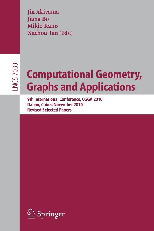 Front cover_Computational Geometry, Graphs and Applications