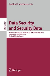 Front cover_Data Security and Security Data