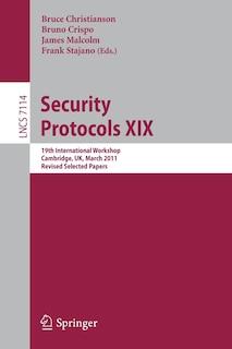 Front cover_Security Protocols XIX