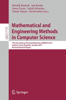 Front cover_Mathematical and Engineering Methods in Computer Science