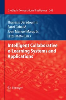 Couverture_Intelligent Collaborative e-Learning Systems and Applications
