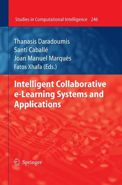 Couverture_Intelligent Collaborative e-Learning Systems and Applications