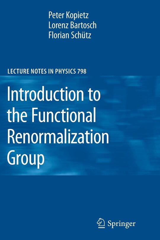 Front cover_Introduction to the Functional Renormalization Group
