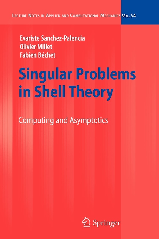 Front cover_Singular Problems in Shell Theory