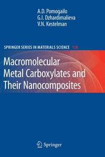 Couverture_Macromolecular Metal Carboxylates and Their Nanocomposites