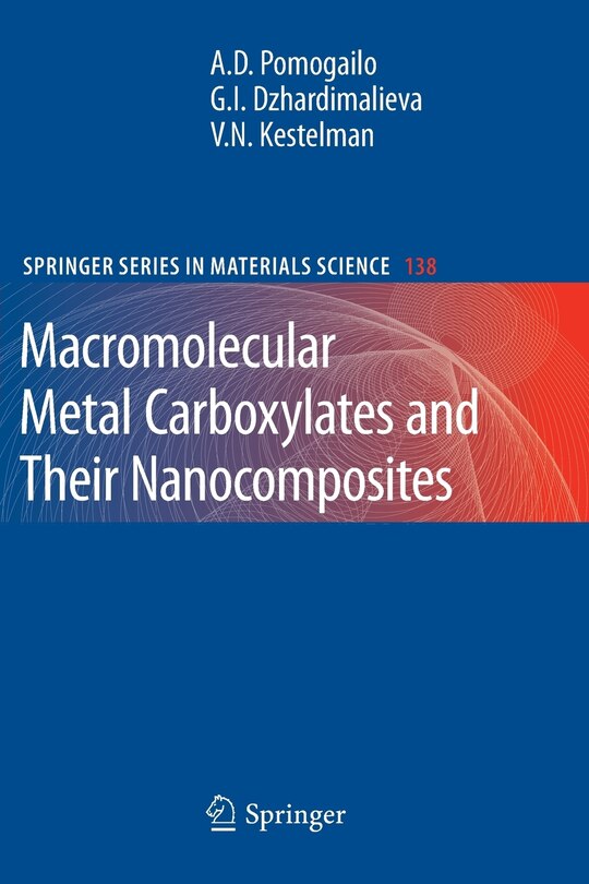 Couverture_Macromolecular Metal Carboxylates and Their Nanocomposites
