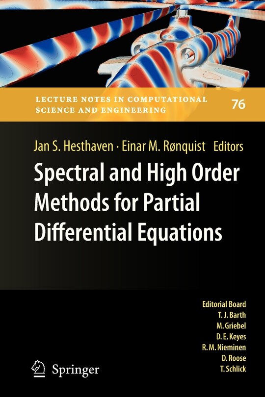 Couverture_Spectral and High Order Methods for Partial Differential Equations