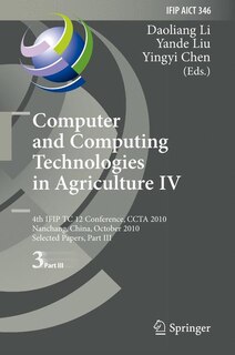 Front cover_Computer and Computing Technologies in Agriculture IV
