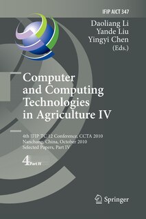 Front cover_Computer and Computing Technologies in Agriculture IV