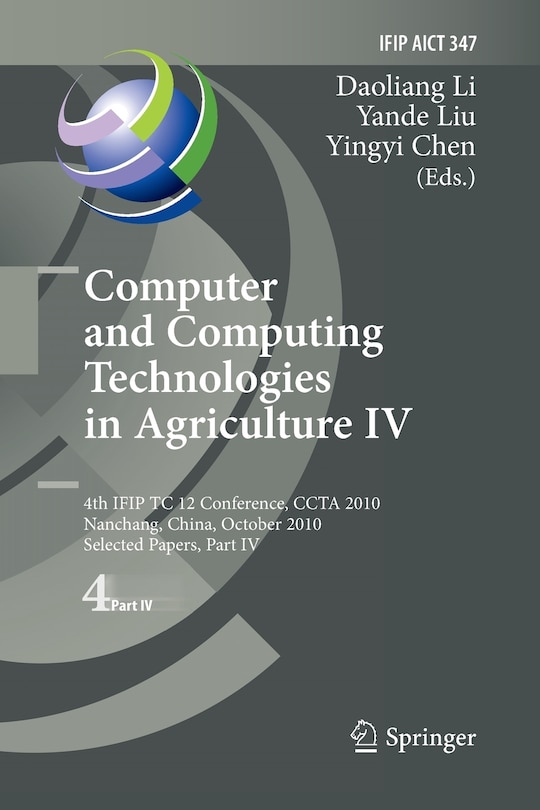 Front cover_Computer and Computing Technologies in Agriculture IV