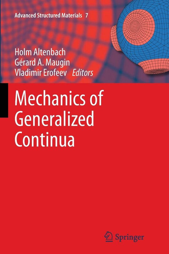 Front cover_Mechanics of Generalized Continua