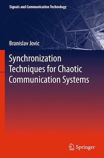 Couverture_Synchronization Techniques For Chaotic Communication Systems
