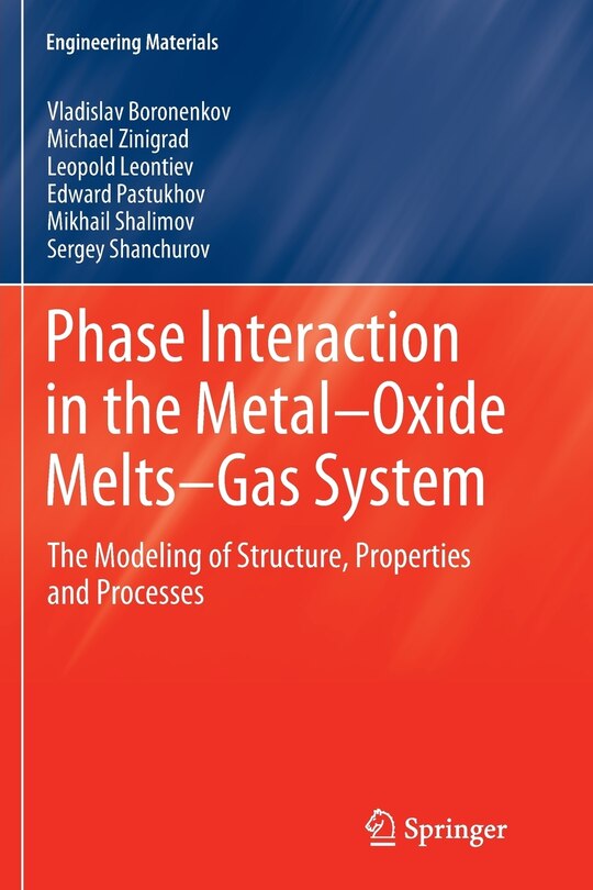 Front cover_Phase Interaction In The Metal - Oxide Melts - Gas -system