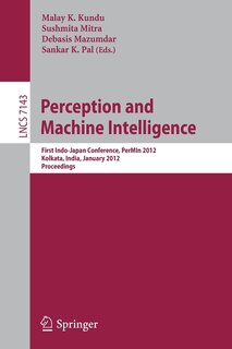 Front cover_Perception and Machine Intelligence