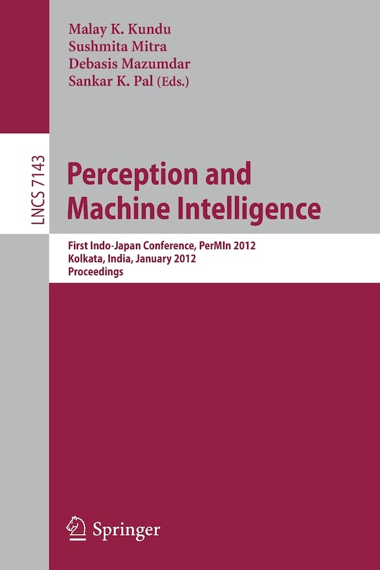 Front cover_Perception and Machine Intelligence