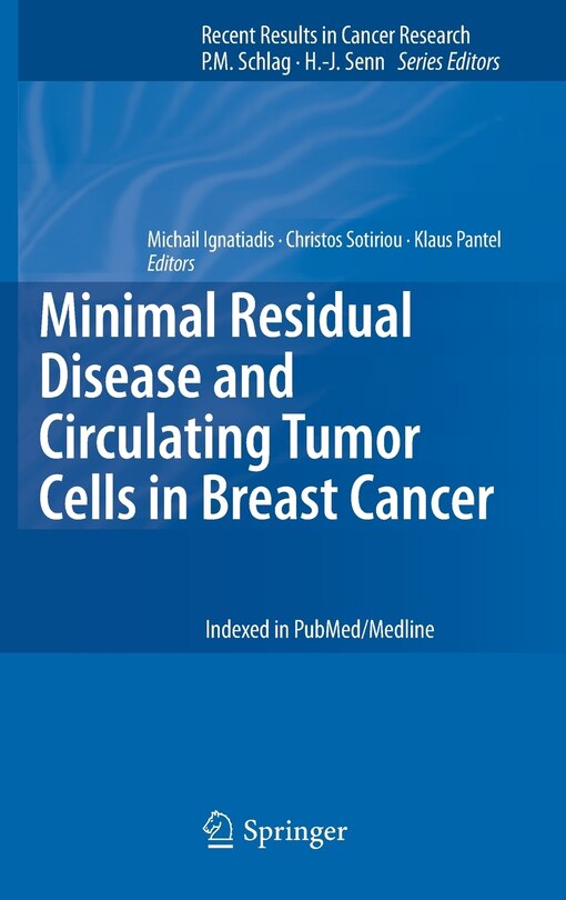 Front cover_Minimal Residual Disease and Circulating Tumor Cells in Breast Cancer
