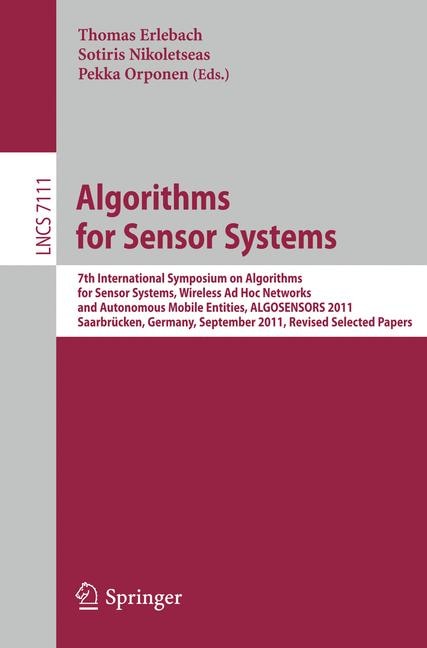Front cover_Algorithms for Sensor Systems