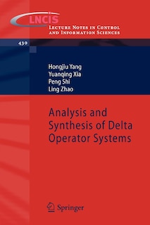 Front cover_Analysis and Synthesis of Delta Operator Systems