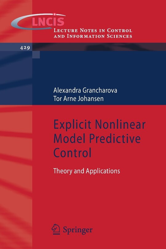 Front cover_Explicit Nonlinear Model Predictive Control