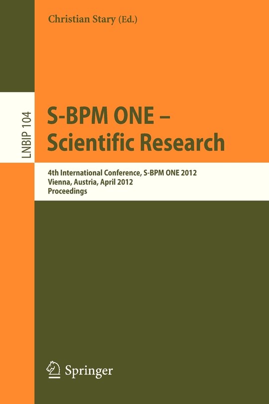 Front cover_S-BPM ONE - Scientific Research