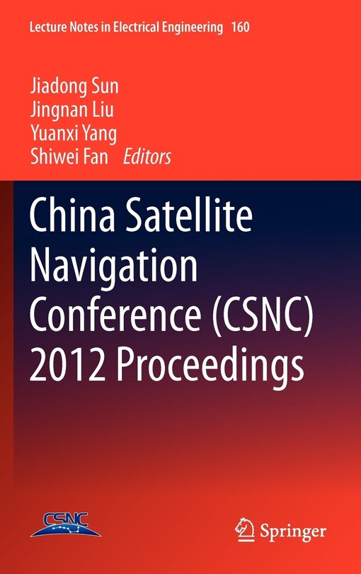Front cover_China Satellite Navigation Conference (CSNC) 2012 Proceedings