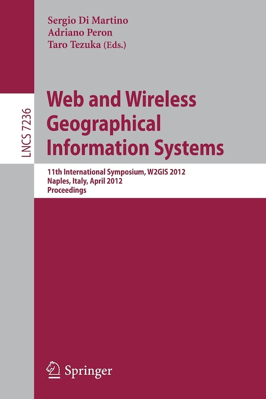 Front cover_Web and Wireless Geographical Information Systems
