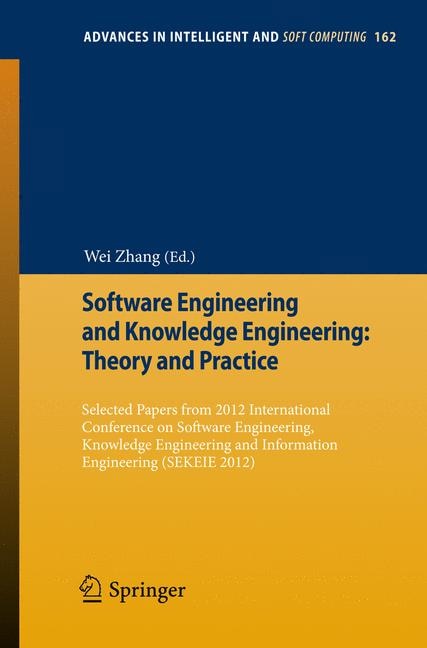 Front cover_Software Engineering and Knowledge Engineering