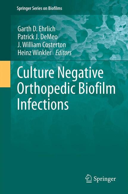 Couverture_Culture Negative Orthopedic Biofilm Infections