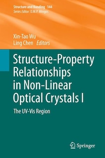 Front cover_Structure-Property Relationships in Non-Linear Optical Crystals I
