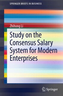 Couverture_Study on the Consensus Salary System for Modern Enterprises
