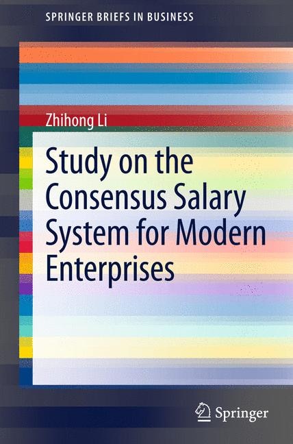 Couverture_Study on the Consensus Salary System for Modern Enterprises