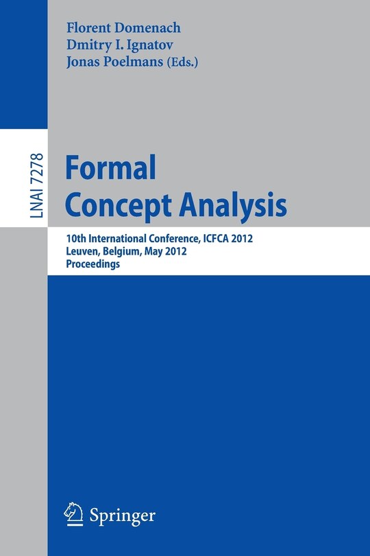 Front cover_Formal Concept Analysis