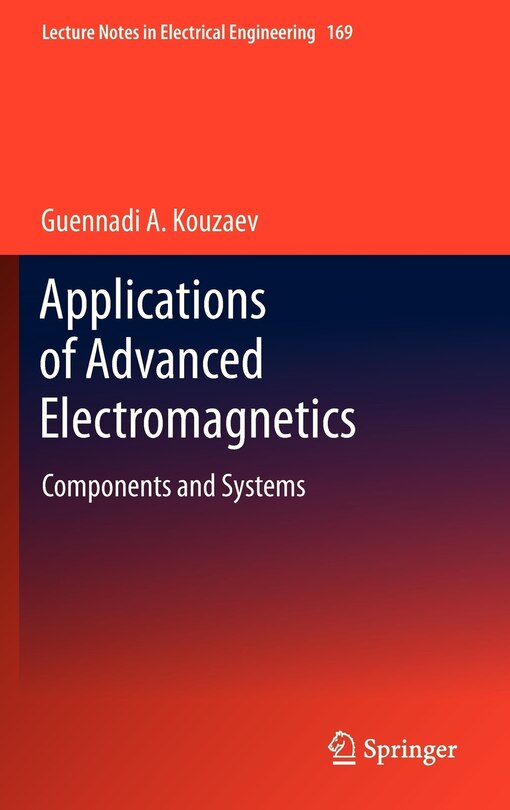 Front cover_Applications of Advanced Electromagnetics