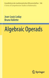 Front cover_Algebraic Operads