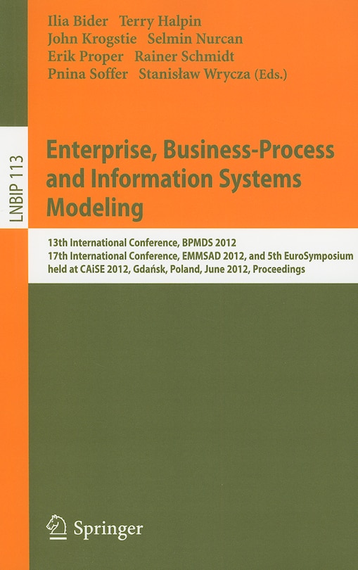 Couverture_Enterprise, Business-Process and Information Systems Modeling