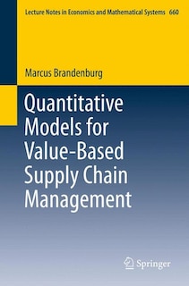 Front cover_Quantitative Models for Value-Based Supply Chain Management