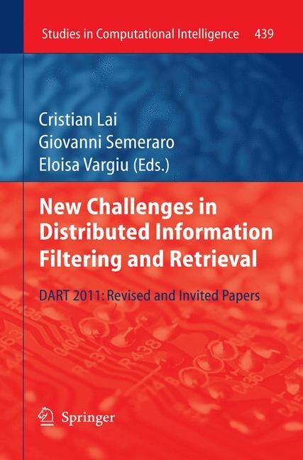 Front cover_New Challenges in Distributed Information Filtering and Retrieval