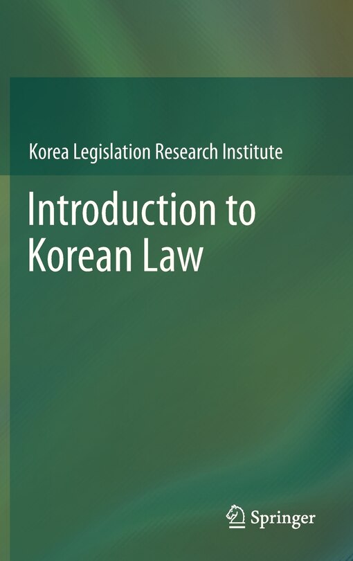 Couverture_Introduction to Korean Law