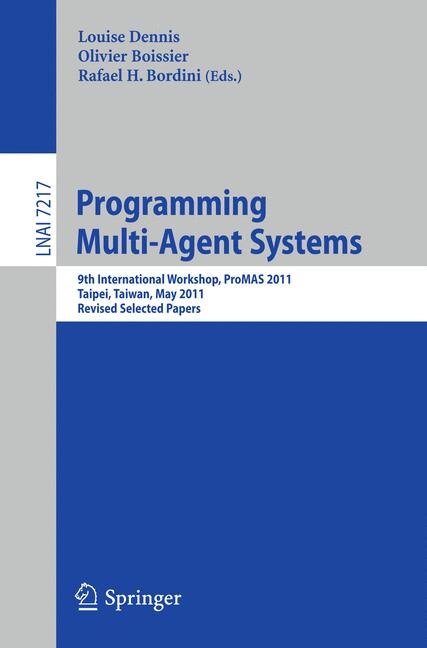 Front cover_Programming Multi-Agents Systems