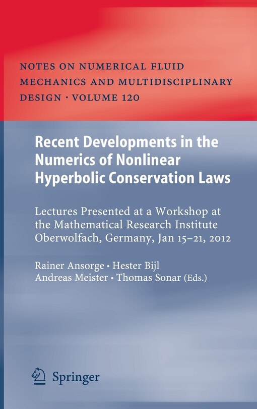 Front cover_Recent Developments in the Numerics of Nonlinear Hyperbolic Conservation Laws