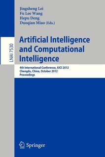 Couverture_Artificial Intelligence and Computational Intelligence